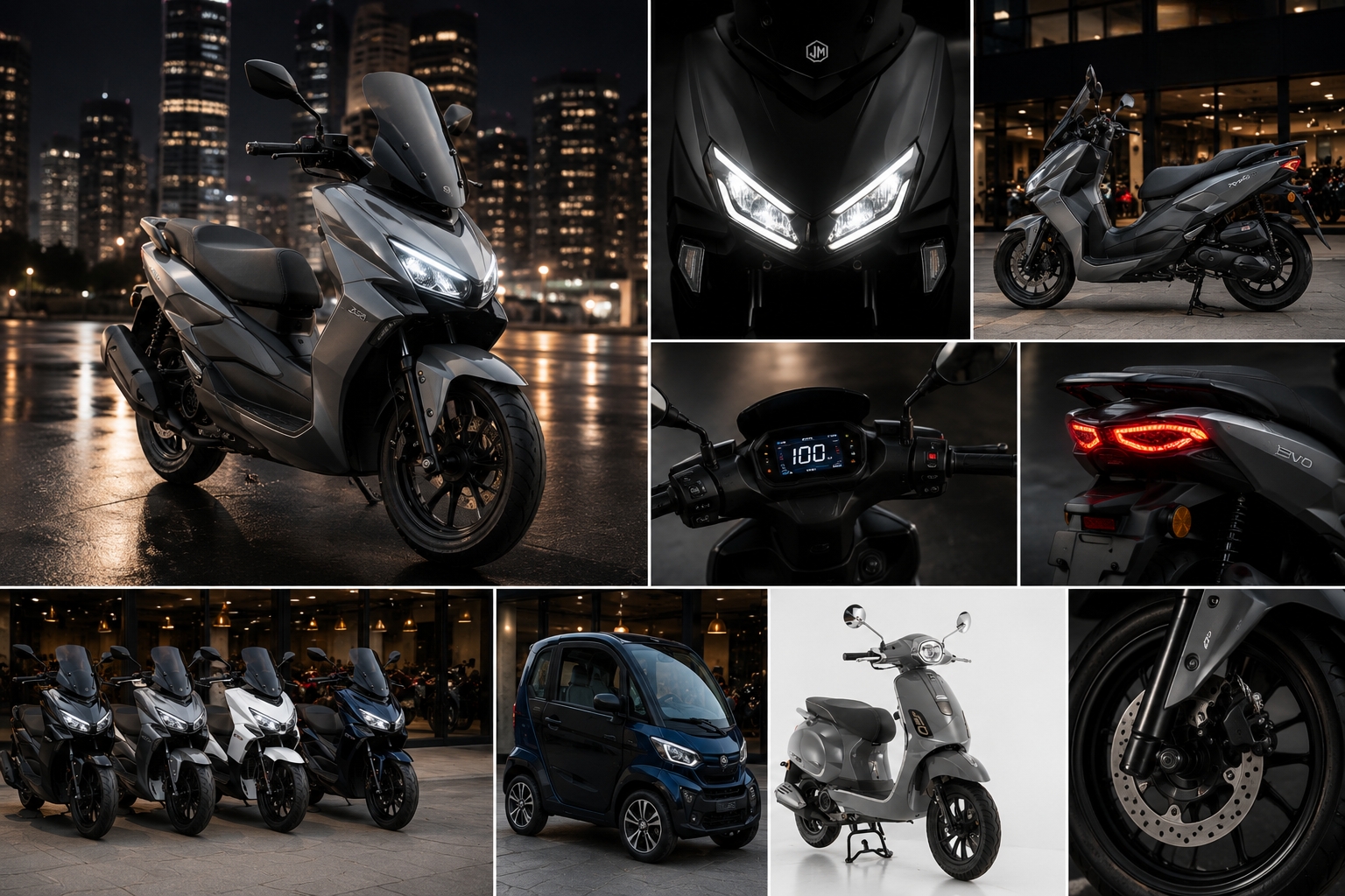 Scooter sans permis 50cc en ville — JM Motors / Azur Scoot