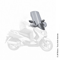 Grand pare-brise haut avec protection mains R-max 50 / N-rv 125 | JM Motors