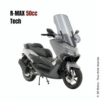 Grand pare-brise haut avec protection mains R-max 50 / N-rv 125 | JM Motors