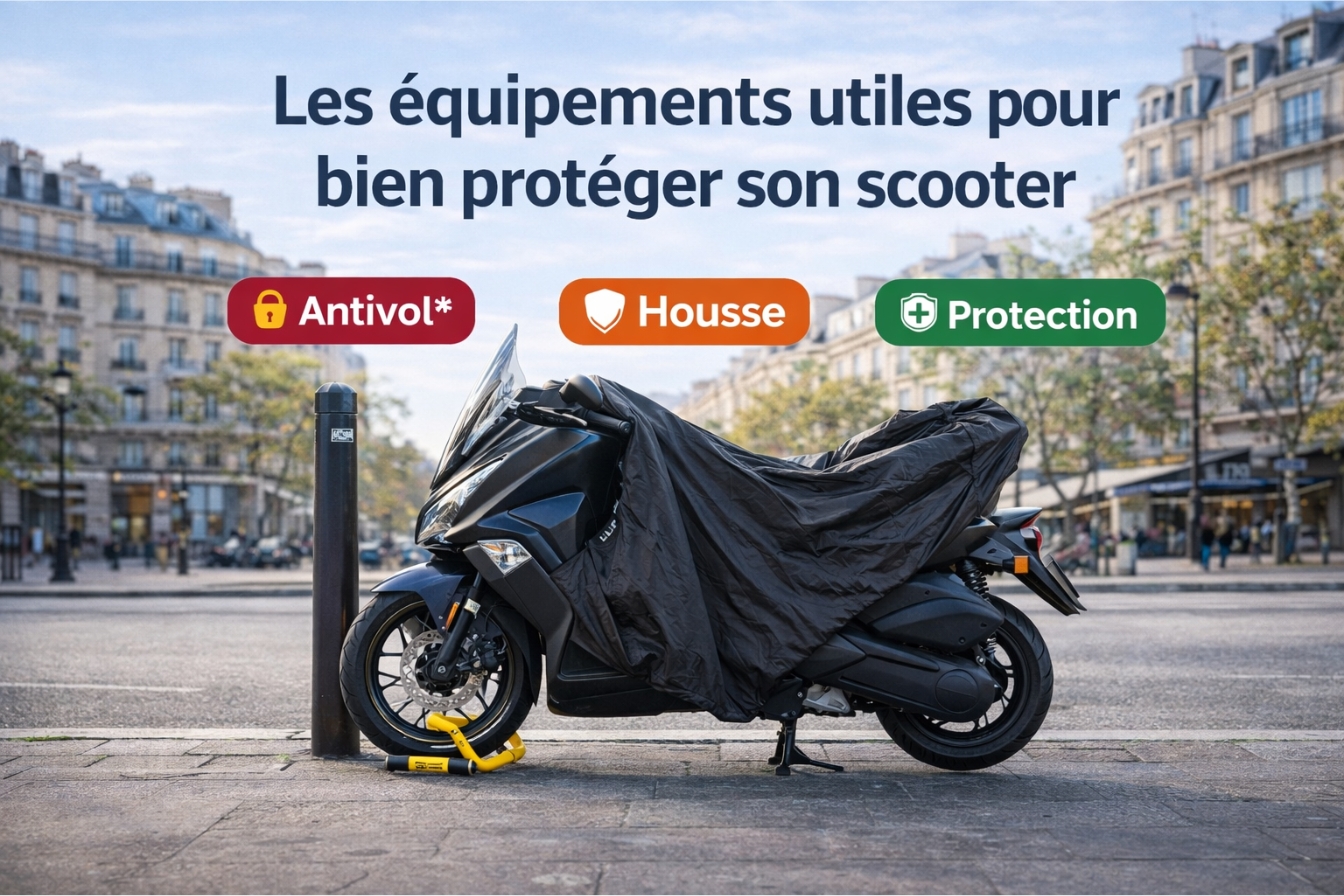 Les équipements utiles pour bien protéger son scooter