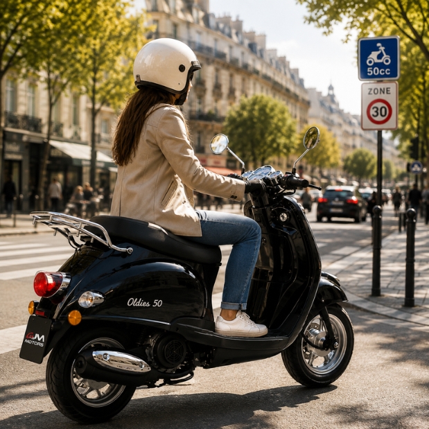 Oldies 50cc scooter urbain