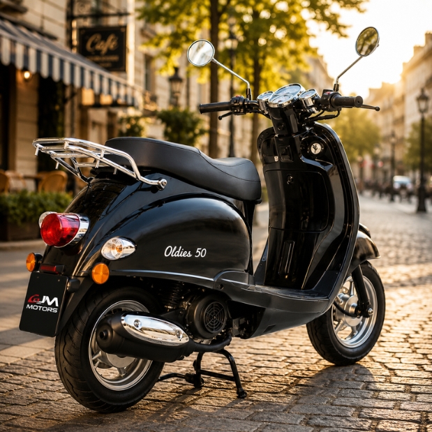 Design rétro scooter Oldies 50cc