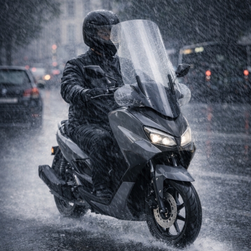 Protection vent pare-brise haut