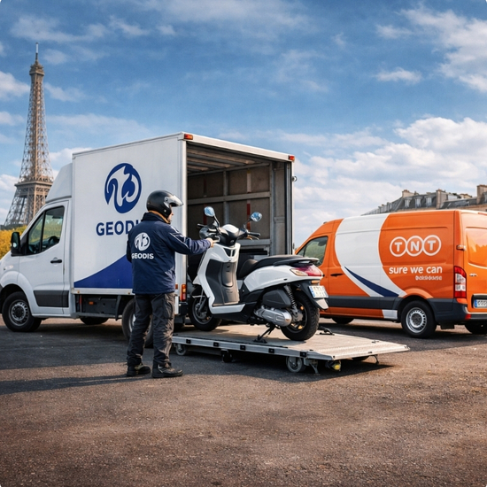 Livraison scooter et accessoires JM Motors en France métropolitaine
